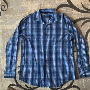 Mens long sleeve button shirt